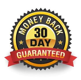 30 day money back guarantee badge for AerioQ